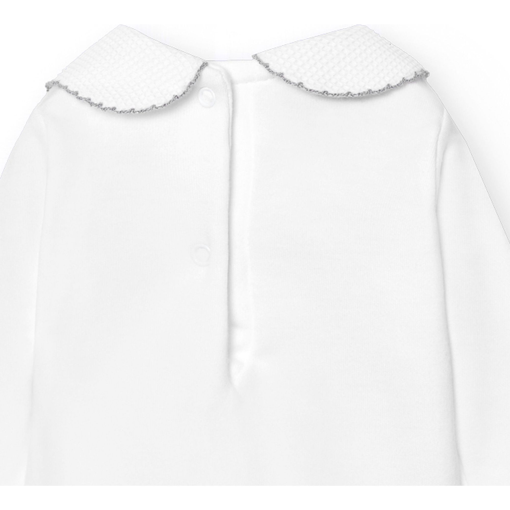 Body bebé manga larga cuello polo piqué