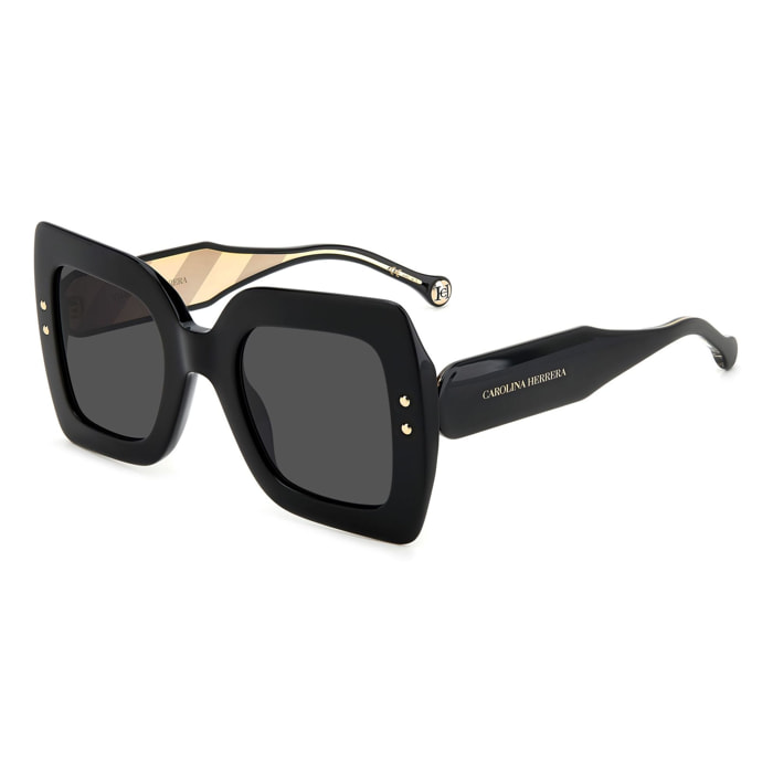 Carolina Herrera - lunettes de soleil - noir - Couleur des verres : gris - indice solaire : cat. 3