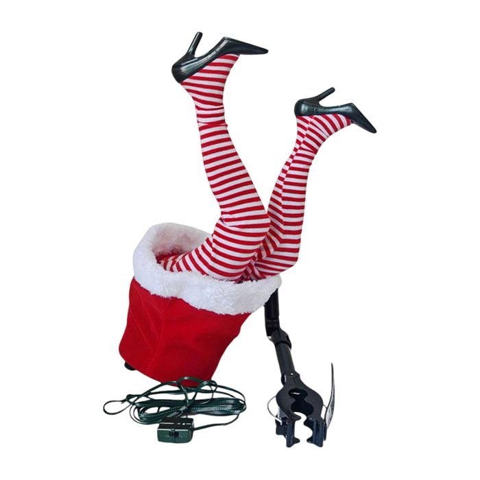 Piernas de elfa decorativas con movimiento 15,5x13x35cm