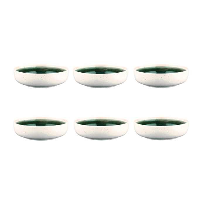 Bol OXYGEN Ø17,5cm - 6 pièces - Vert de gris