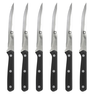 Cucina - Estuche de 6 cuchillos carne