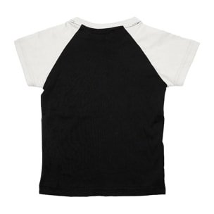 Camiseta de manga corta plateada para niños