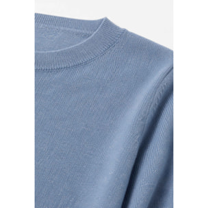 Kocca - Maglia girocollo da donna a maniche lunghe e bordi a coste Donna