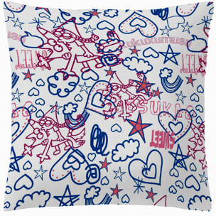Funda Cojín Deco 65x65 cm Indiana Besukao - 100% algodón - 150 hilos
