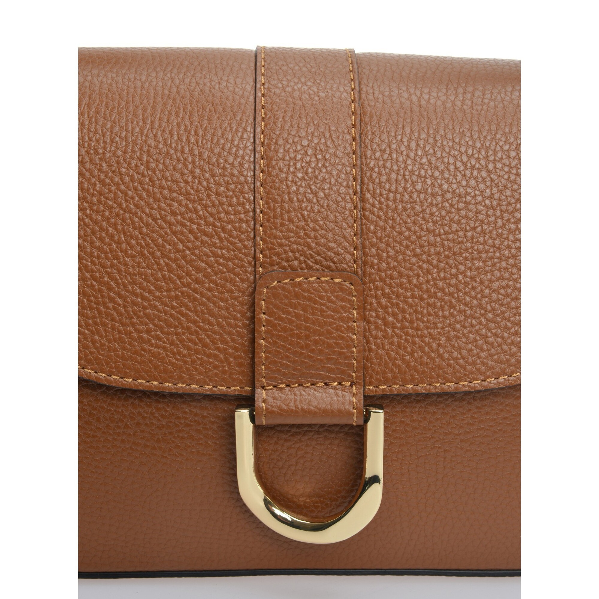 Borsa a tracolla Anna Luchini Cammello