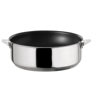 Eclipse - Sauteuse de 28 cm con revestimiento cerámico y tapa
