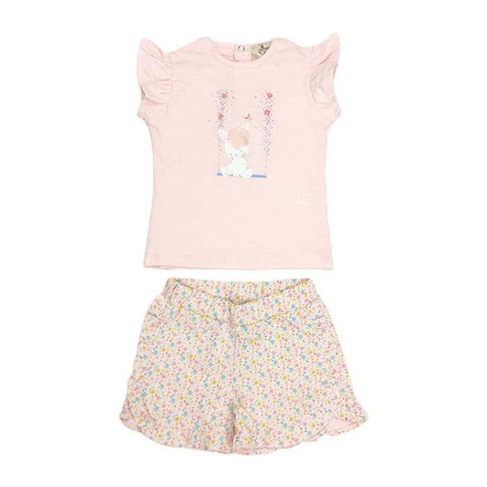 COMPLETO TSHIRT E SHORT VOLANT