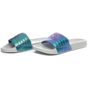 Kappa - Ciabatte Donna Bianco - Logo Searl