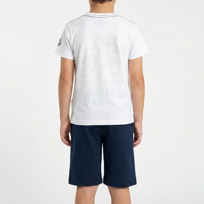 Set t-shirt e bermuda jersey