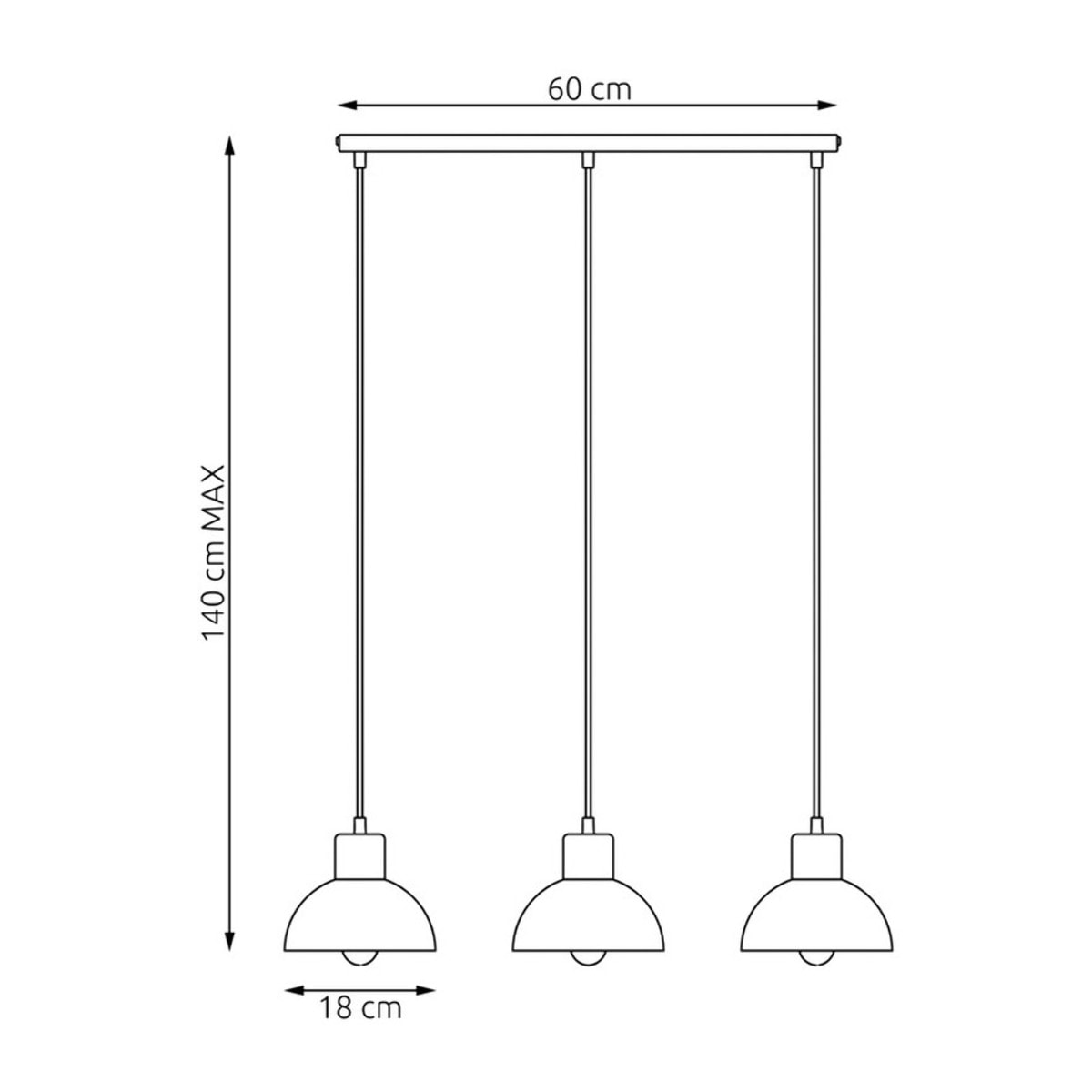 Lampada a sospensione Seco in acciaio bianco opaco e legno