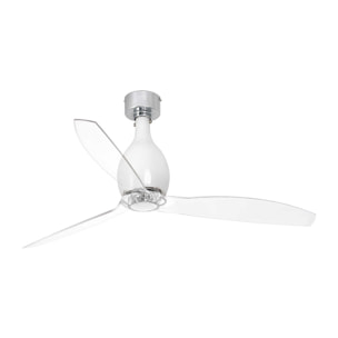 MINI ETERFAN M Ventilateur blanc brillant/transparent DC