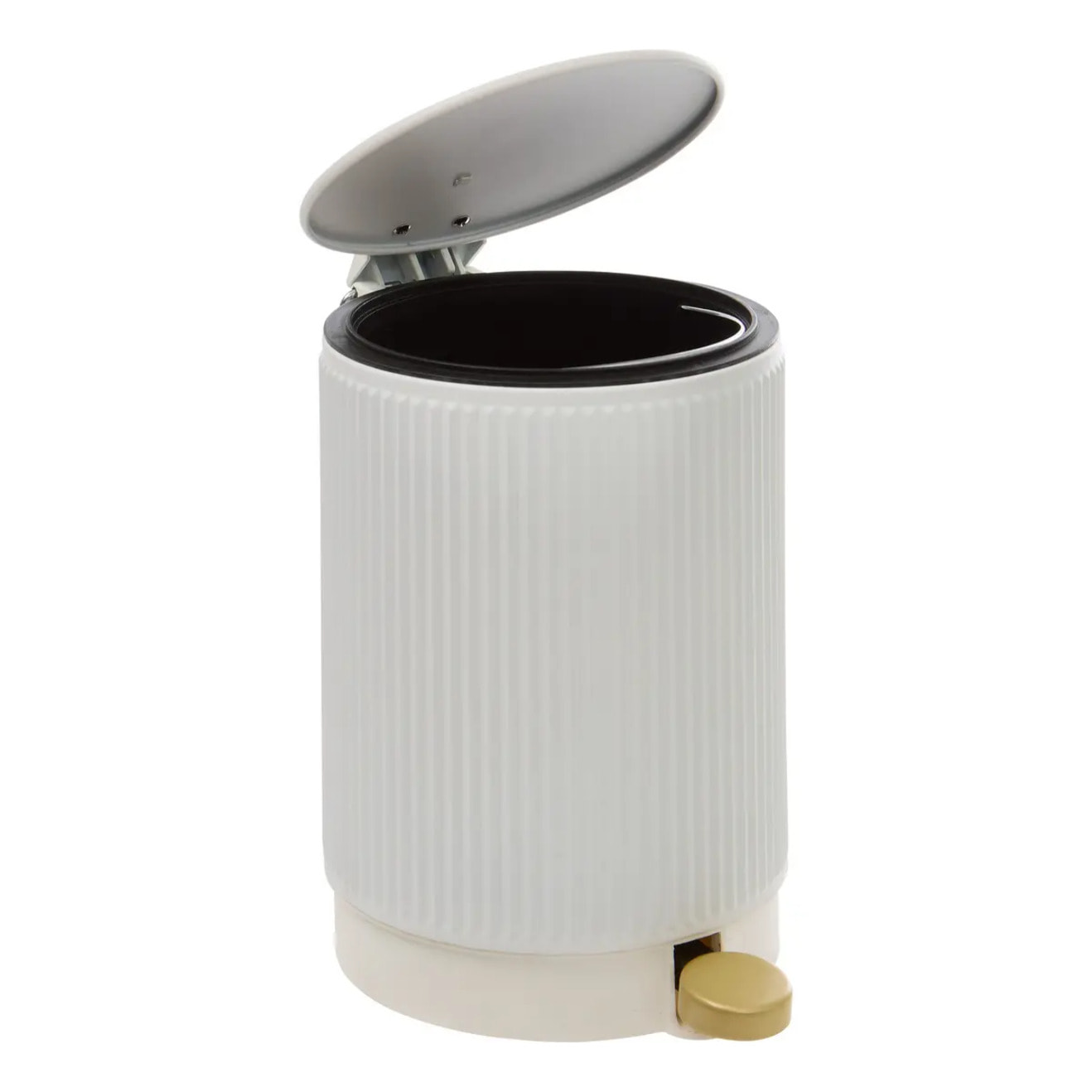 Poubelle Solis ronde 2,7L blanc