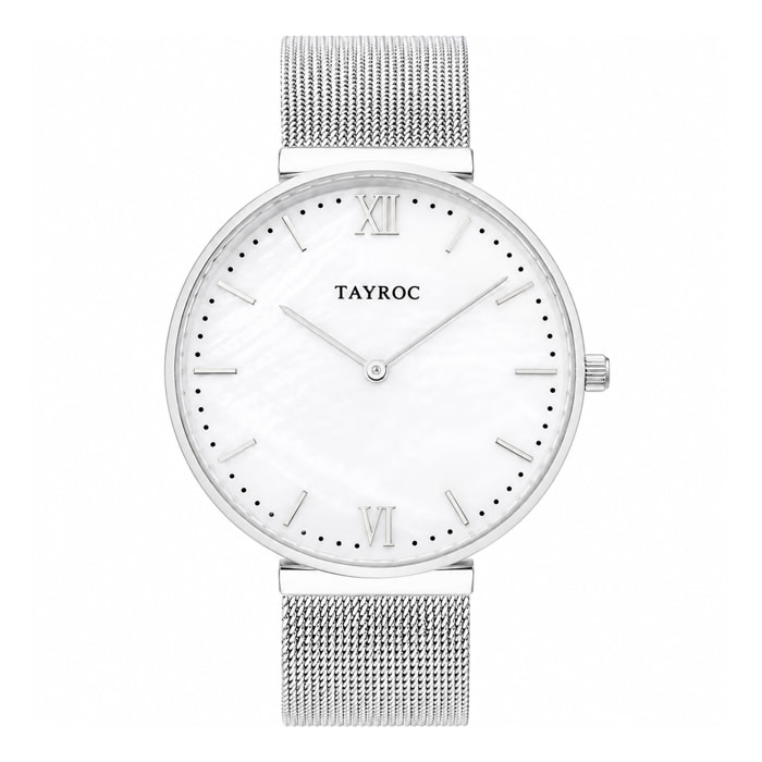 Reloj Tayroc TY150 Mujer Analogico Cuarzo con Correa de Acero inoxidable