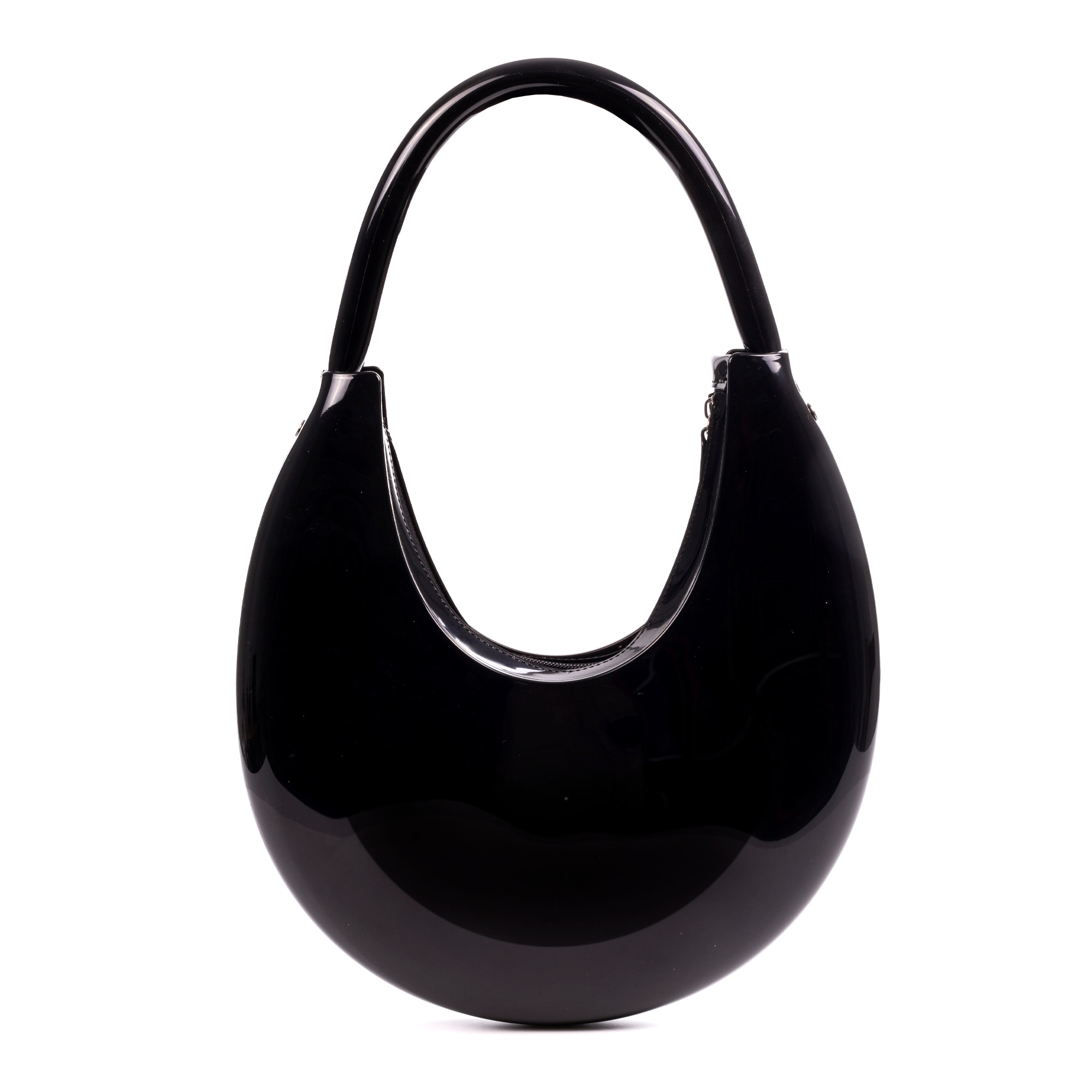 Villabate bolso de hombro de pvc brillante.