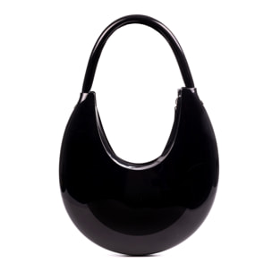 Villabate bolso de hombro de pvc brillante.