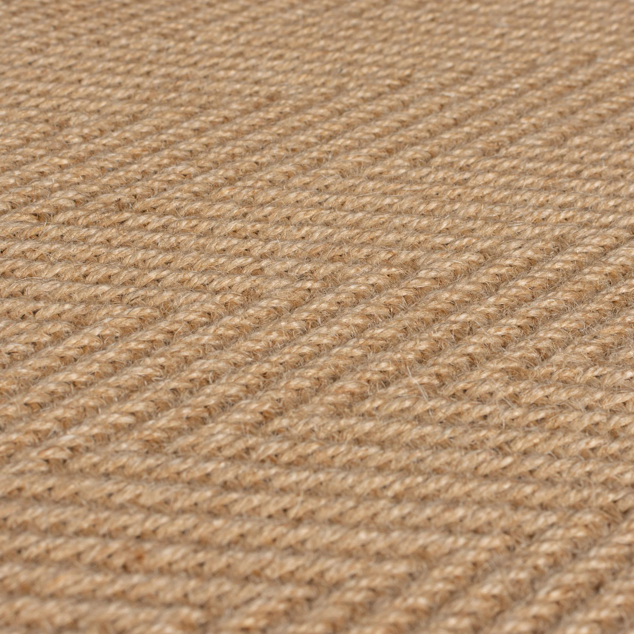 Tapis en jute antiderapant de couloir KIRA