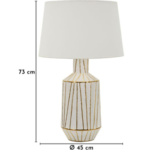 LAMPADA DA TAVOLO TANGERI CM Ø 45X73