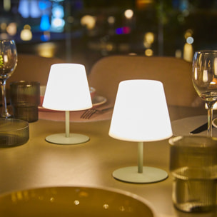 2 Lampe de table sans fil TWINS H16CM