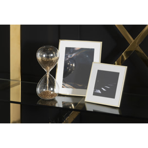 J-Line cadre photo Passe Partout Bord Fin - métal - or - medium - 2 pcs