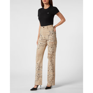 PHILIPP PLEIN Wide-leg jeans PAISLEY