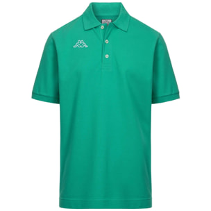 Polo Shirts Kappa Uomo Logo Life Mss Verde