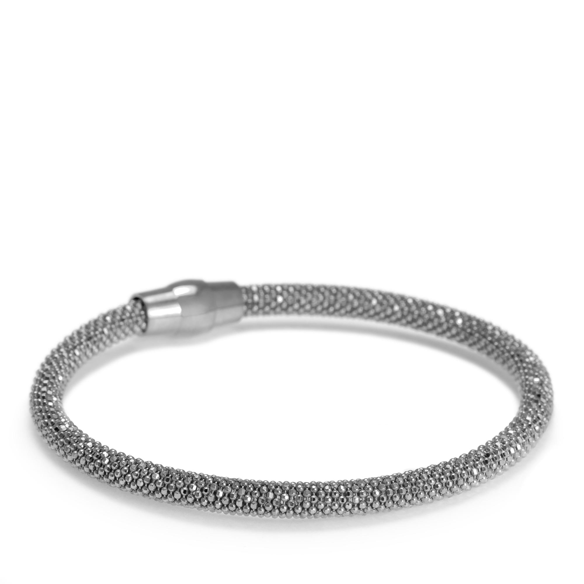 Bracciale in filo d'argento 925 intrecciato