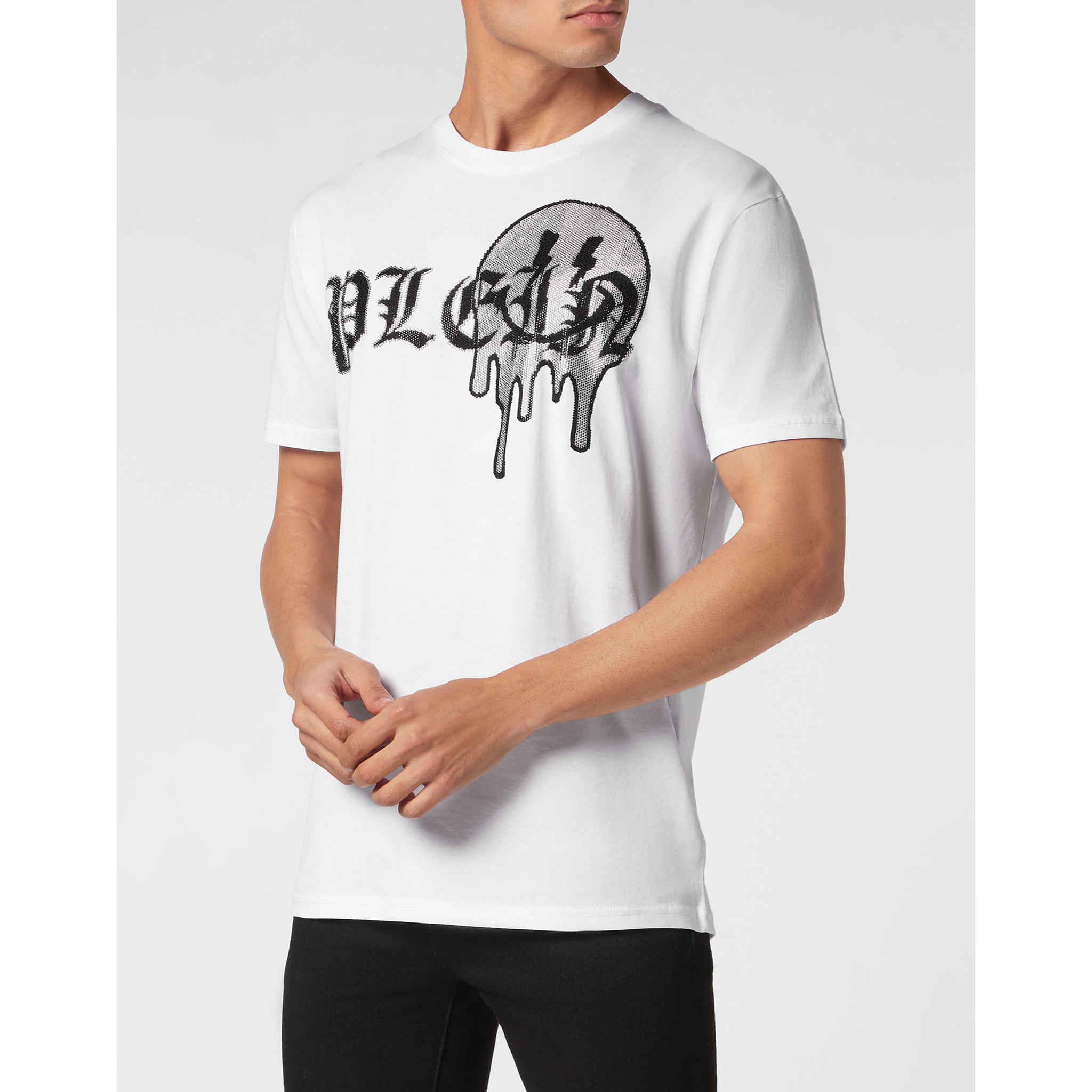 PHILIPP PLEIN T-Shirt Round Neck SMILE