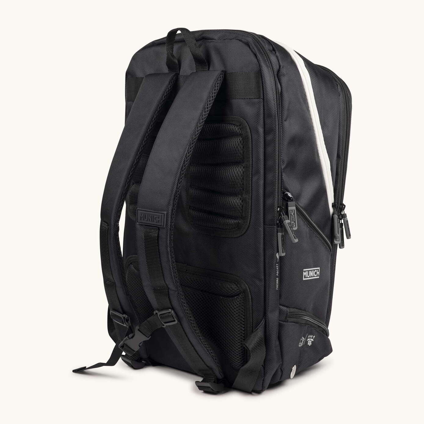 Mochila Deportiva de Pádel Negra con Compartimento Térmico y Zapatillero BACKPACK BLACK