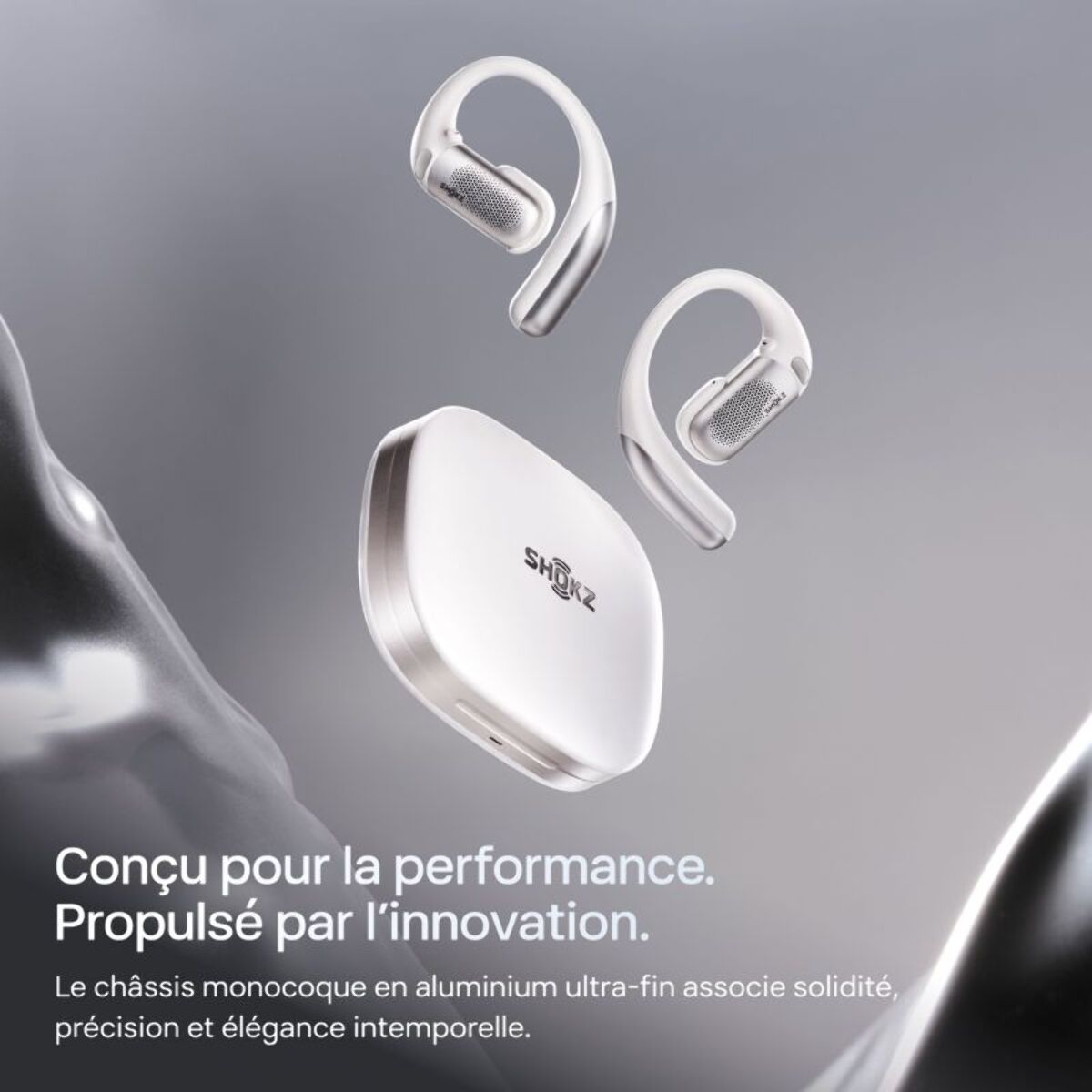 Ecouteurs SHOKZ OpenFit PRO Blanc