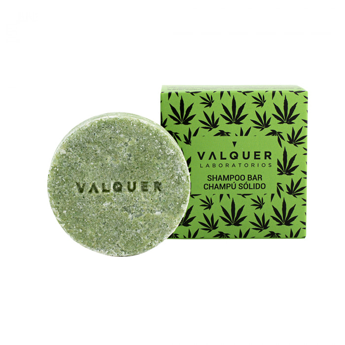 Valquer Champú sólido Hemp (extracto de cannabis y aceite de cáñamo) - 50 G