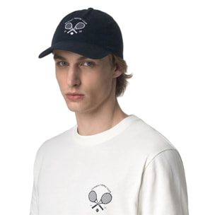 Cappelli Superga Uomo Donna Blu Tennis Match Cap