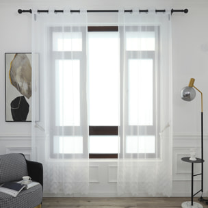 Tenda traslucida con stampa 140x260 cm.