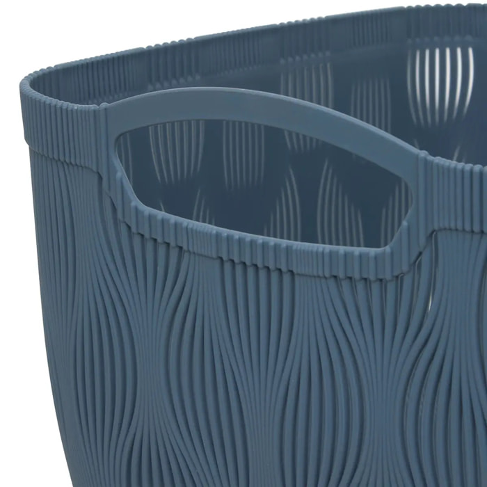 Panier à linge Leaf 15L rose clair