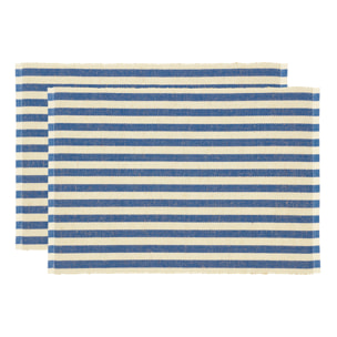 Set de 2 set de table Statement Stripe 33x48cm