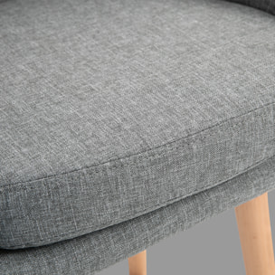 Lot de 2 tabourets de bar – Confortables et élégants – Design scandinave