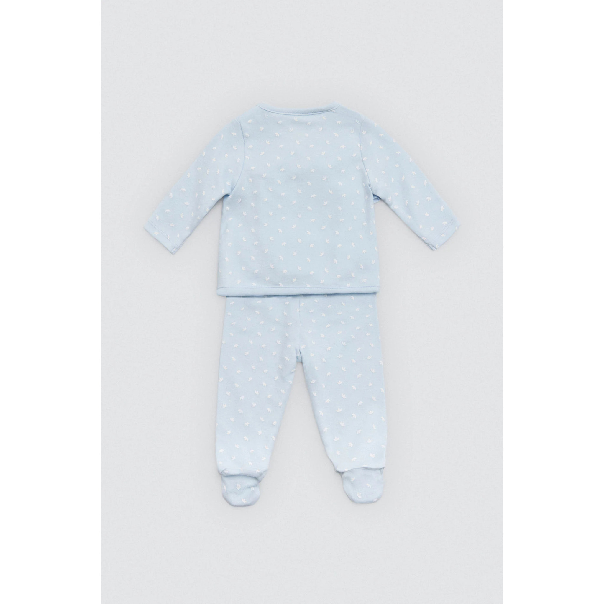 Set di primi vestiti per neonato blu