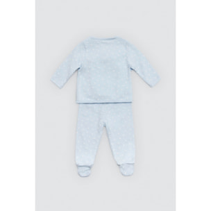 Set di primi vestiti per neonato blu