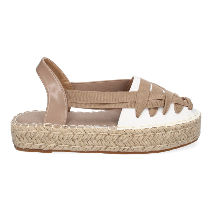 Alpargata Plana Estilo Valenciana para Mujer con Yute, Comodas y Elegantes, Diseño Moderno con Cintas