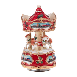 Giostra 8xh13, carillon natale - Pezzi 1 - ROSSO - Bianchi Dino SpA