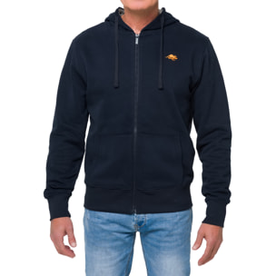 Sudadera con cremallera Hot Buttered Kangaroo marino