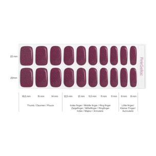 Stickers gel - 0020 Sparkling Plum