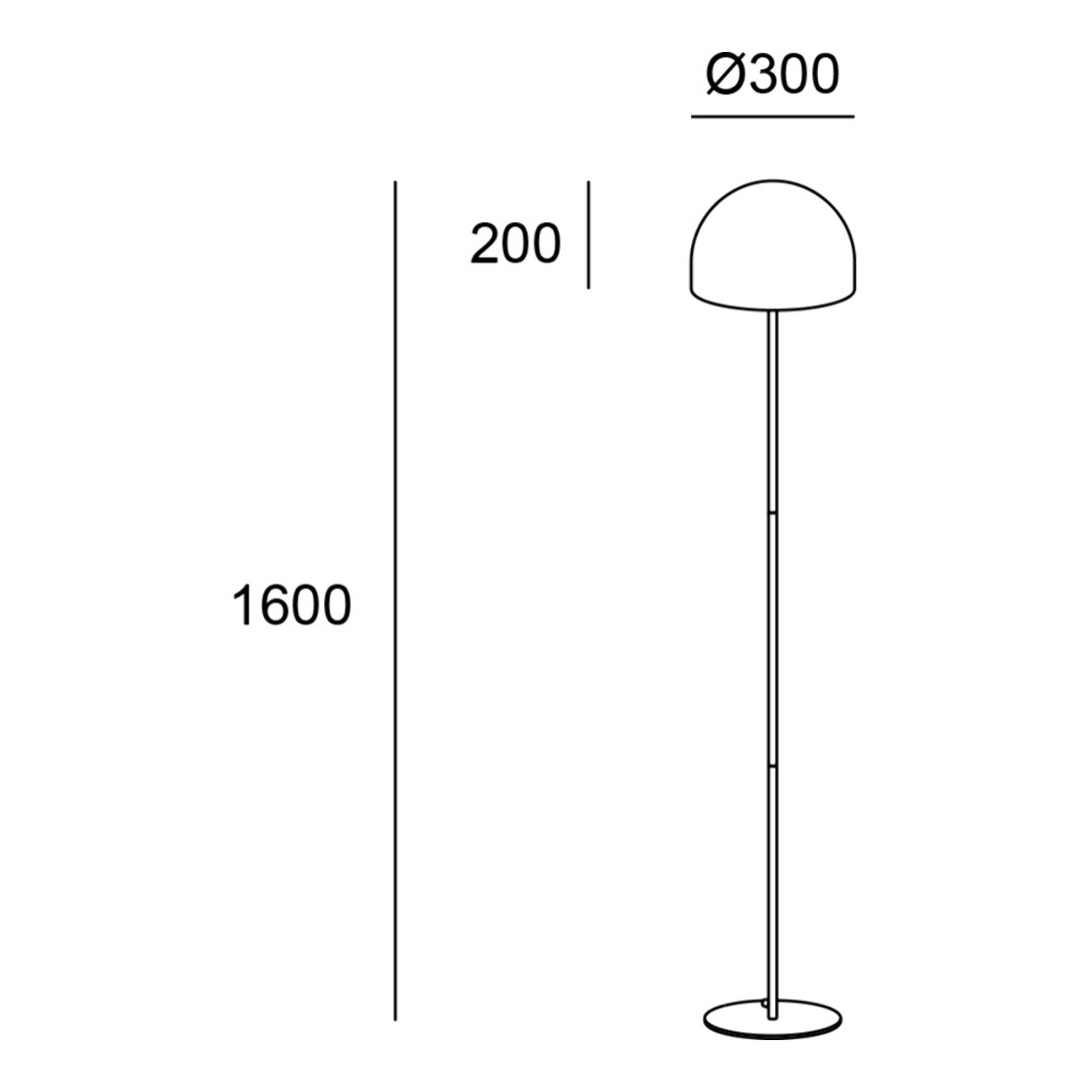 Forlight Fres pie de salón rojo para bombilla E27