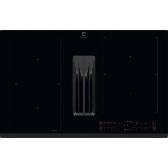 Plaque induction aspirante ELECTROLUX KCC84440 - Hotte centrale intégrée 80cm