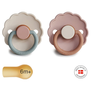 Frigg Pack 2 Chupetes Latex Daisy