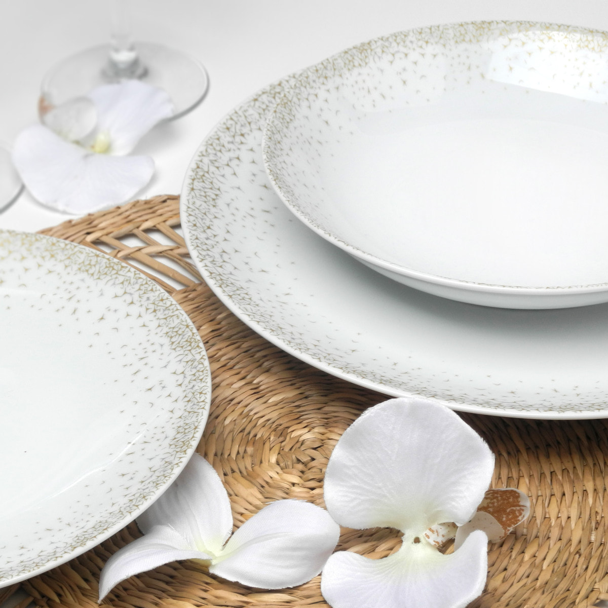 Byblos - Assiette dessert 21 cm (lot de 6)