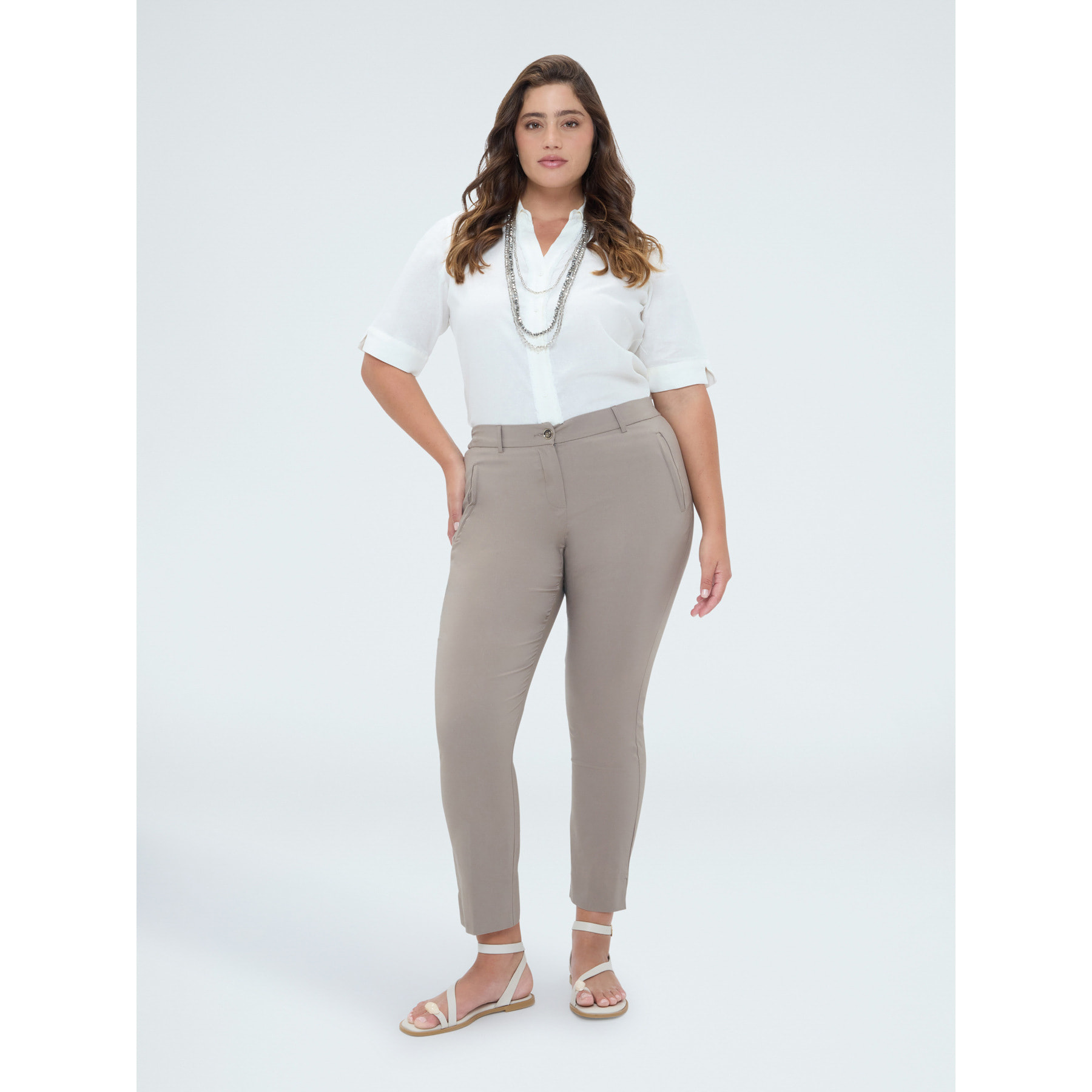 Fiorella Rubino - Pantaloni New York - Beige