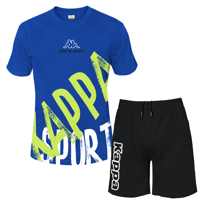 Completo Corto Ragazzo KAPPA Cotone 8 / 16 Anni