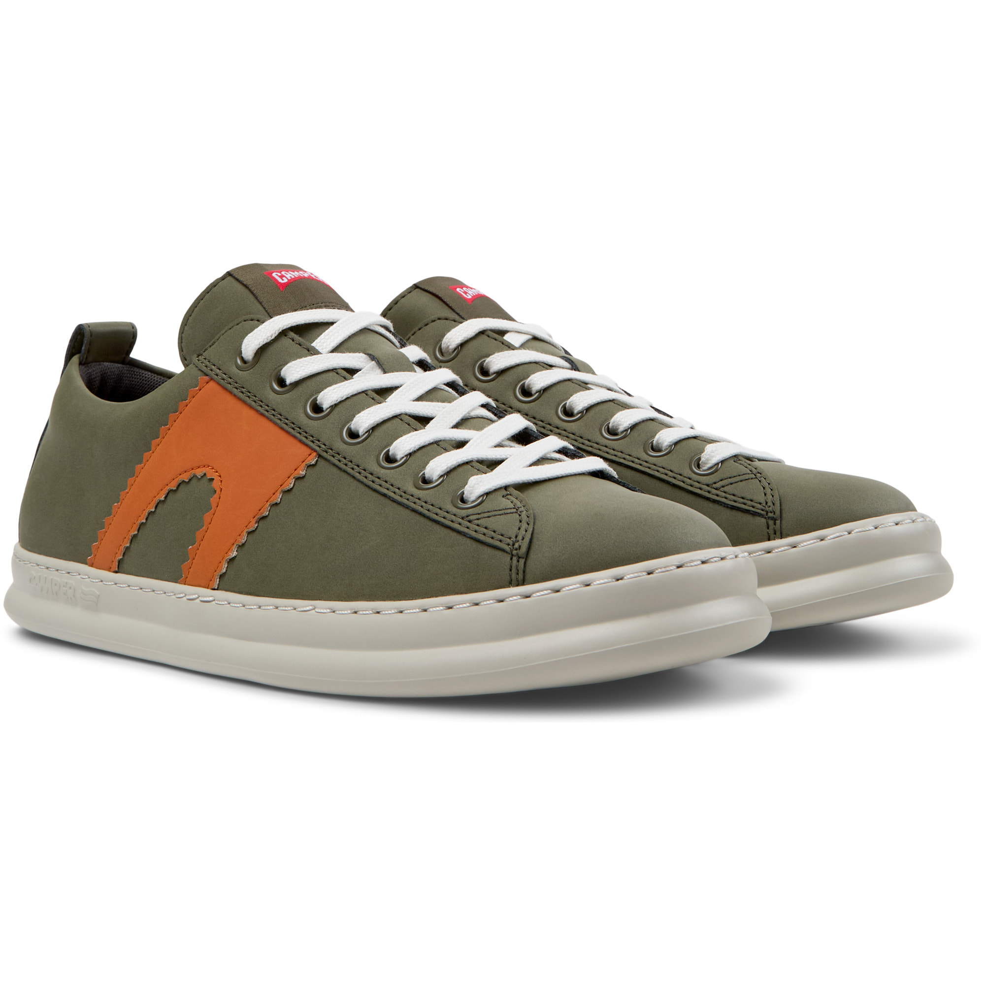 Zapatillas - CAMPER Runner Four - Verde - Cuero liso