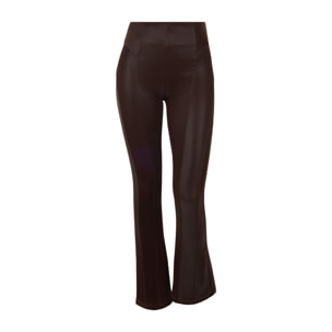 Pantaloni push up WR.UP® superskinny mini-flare wet