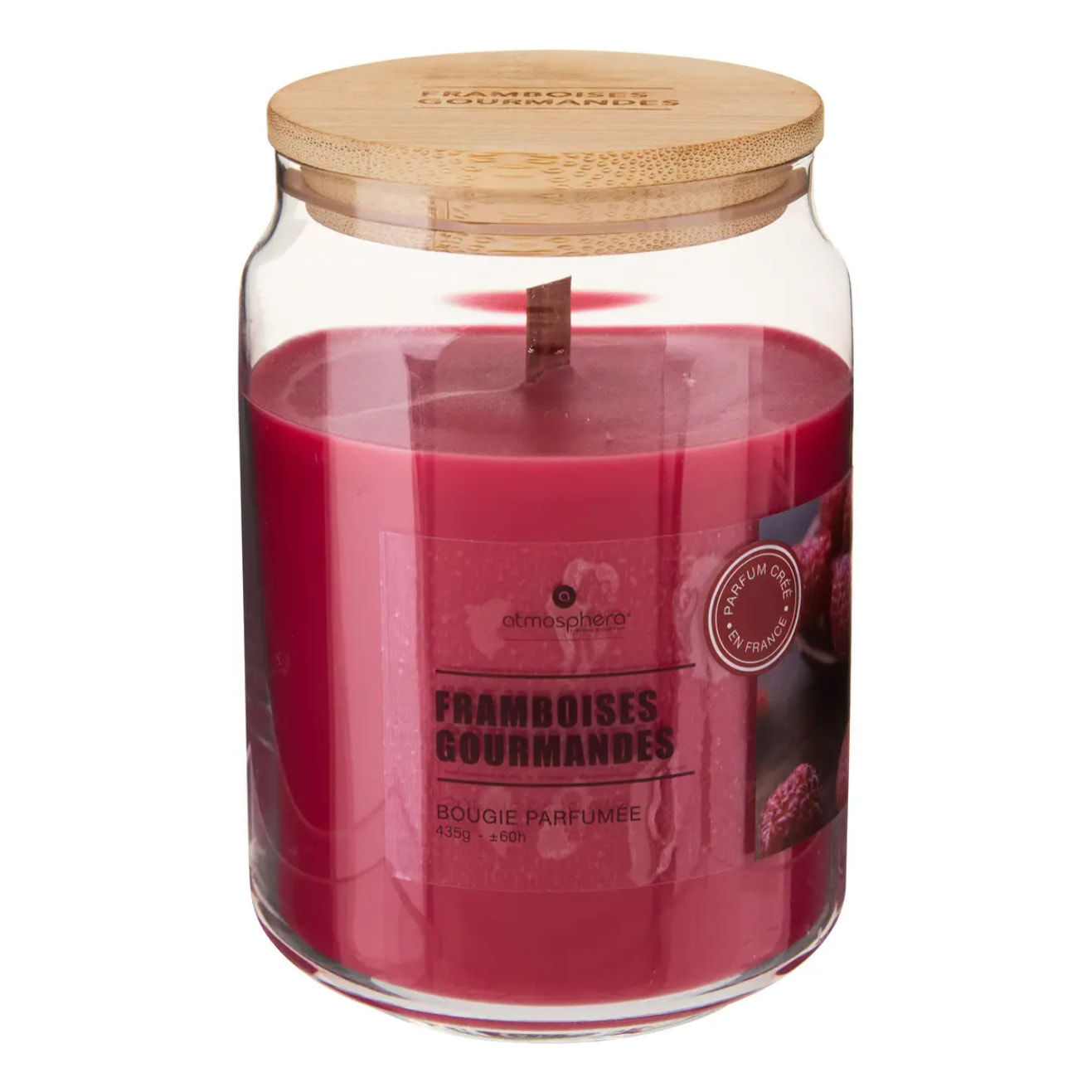Bougie parfumée 435 g Viky framboises gourmandes